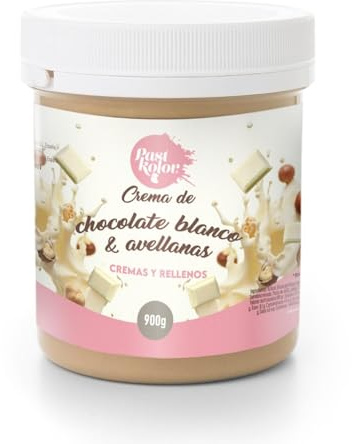 CREMA DE CHOCOLATE BLANCO Y AVELLANAS - 1,2 KG