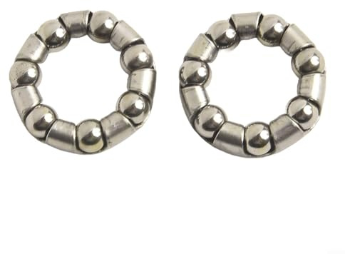 Gdfnmogo Kit di 2 cuscinetti per forcella della bicicletta, set di cuscinetti a sfera per movimento centrale, compatibili con mozzo anteriore per bici da strada (7# 20 mm)