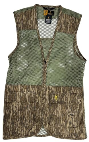Browning Upland Dove Vest Bottomland Camo (US, Alpha, XX-Large, Regular, Regular, Bottomland)