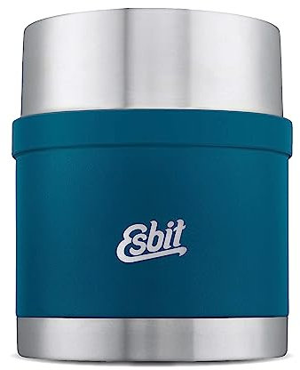 Esbit Thermobehälter Sculptor für Essen - Warmhaltebehälter 500 ml in Polar Blue - aus Edelstahl für warme und kalte Speisen