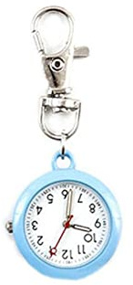 TopHomer Montre d'infirmière, Montre Porte-clés, Montre à Quartz | pour Les infirmières et Les Infirmiers Suspendus | Montre de Poche | Cadeau pour Les infirmières et Les médecins