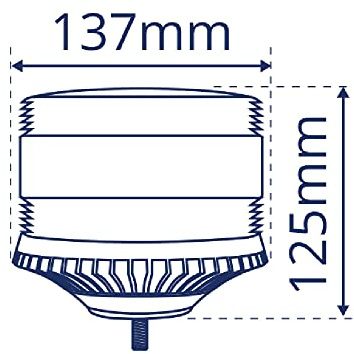 LED-MARTIN FRESNEL R65 - Luz giratoria (1 punto)