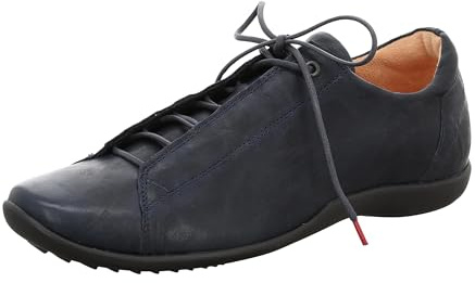 Think! Plantilla Intercambiable sostenible sin Cromo de Piedra Curvada, Zapatos con Cordones Hombre, Navy 8000, 42 EU