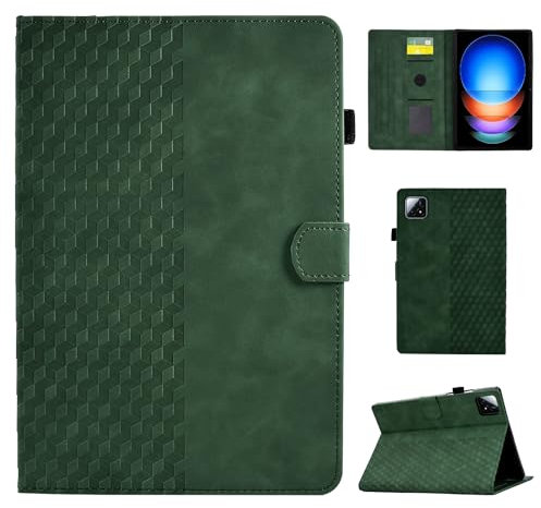 CASAFUNY Case for Xiaomi Pad 6S Pro 12.4 inch Tablet 2024 Protective Case Multi-Angle Stand Shockproof Tablet Case Cover for Xiaomi Pad 6S Pro 12.4 2024, Green