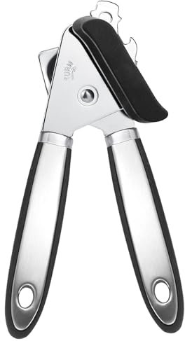 Waiter knife, bottle opener removal, stainless steel, silver bottle opener beer can opener -ever design for ease safety oversize knob smooth grips with tail hook