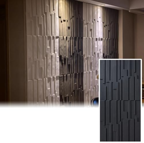 3D-räfflade strukturerade väggpaneler – dekorativ lamellväggbeklädnad för hemkonst, TV-bakgrund, vardagsrum, Wainscoting, elegant väggtäckning, modern inredning