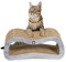 CanadianCat Company | Kratzbrett Orbit Petite | betonoptik | Kratzmöbel, Lounge für Katzen | Kratzpappe + Katzenminze | ca. 45 x 18 x 23cm