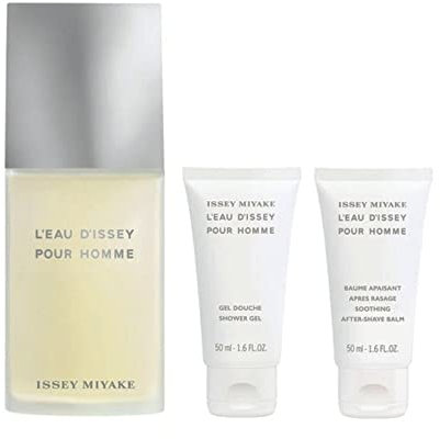 Issey miyake d'issey homme Eau de Toilette 125 ml + Ducha Gel 50 ml + Despues del afeitado 50 ml