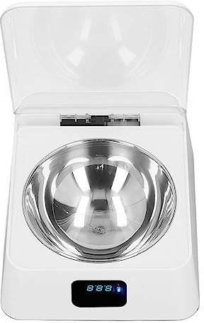 Mangeoire Automatique pour Animaux Domestiques, Pet Smart Feeder Ouverture du Couvercle à Induction Gamelle Rechargeable pour Chien Chat, avec Une Distance de Détection de 0,5 à 1M