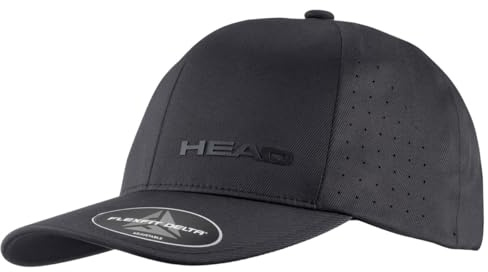 HEAD Delta Flexfit Cap, schwarz