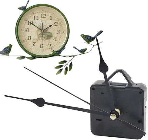 Meccanismo di ricambio per orologio da parete, sostituzione del movimento 'orologio da parete, Movimento a coppia elevata per orologio da parete, Meccanismo versatile 'orologio a batteria, lancette '