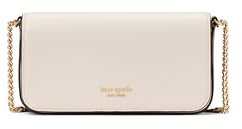 kate spade new york Devin Damengeldbörse aus Saffiano-Leder, mit Klappkette, Colorblocked Timeless Taupe Multi, Einheitsgröße