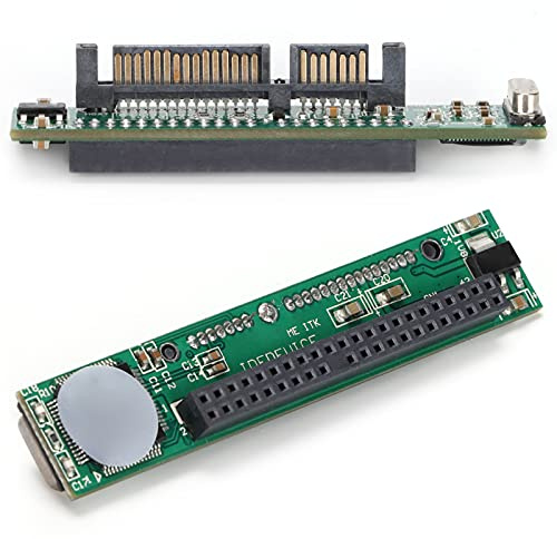Adaptador del Disco Duro, Adaptador IDE a IDE TO 2,5 Pulgadas 44 Pin Parepsépida Tarjeta de Accionamiento de Accionamiento Duro Hembra a 7+15 Pin Converter Masculino