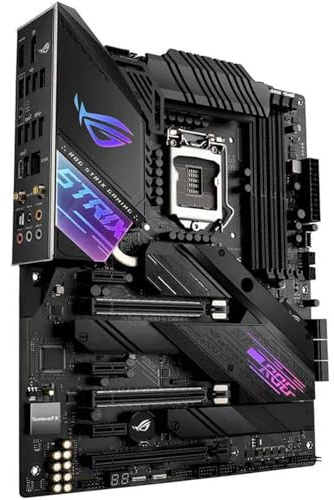 Carte mère LGA 1200 Intel Z490 Fit for ASUS ROG Strix Z490-E Gaming DDR4 128 Go M.2 PCI-E 3.0 USB3. ATX for processeur de 10e génération