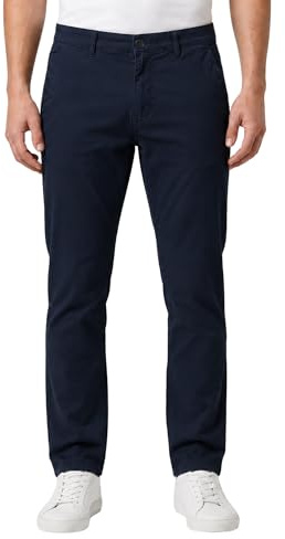 Smith & Solo Pantalon chino pour homme - Coupe ajustée - Stretch - 98 % coton - Pantalon élégant en tissu pour le travail et les loisirs - Pantalon chino pour homme