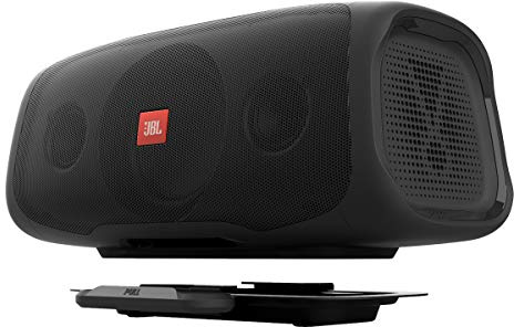 JBL BassPro Go - in-Vehicle Powered subwoofer & Full-Range Portable Bluetooth Speaker,Black