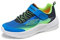 Skechers Jungen Microspec Advance Sneaker, Blau Lime, 37 EU