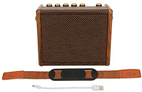 Amplificador inalámbrico de guitarra acústica portátil Amplificador incorporado Efectos de sonido de batería incorporados para amantes de la música sobre la marcha