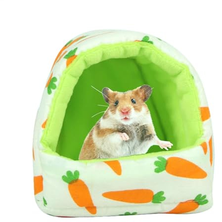 ETUCYNG marsvinshus, liten djursäng, marsvin säng, 3 st vinter varm hamstersäng, små djur gömställe för illrar, kaniner, gerbils, papegojor, chinchillor, skäggiga drakar