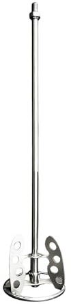 KiBcsLic Asta Miscelatore Cemento Accessorio Trapano Frusta Miscelazione Acciaio Inox Impugnatura Comoda per Mescolare Adatto per Cantiere Progetti Ristruttura, M14