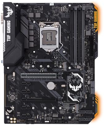 Spelmoderkort Fit For ASUS TUF H370-PRO GAMING H370 Moderkort ATX LGA 1151 Stödjer Intel Core i5 8400 9400 i7 9700 8700 i3 9100 DDR4 M.2 HDMI