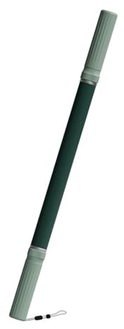 LLHCF Rouleau de pilates en acier inoxydable antidérapant pour thérapies tissulaires profondes, exercices de récupération musculaire, bâton de massage des tissus