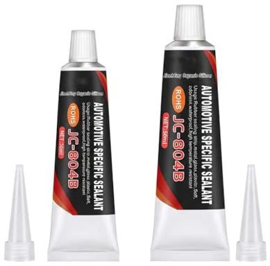 80ml Windscreen Sealant, Waterproof Rubber Adhesive for Car Repair | Black Waterproof Sealant, Creates a Strong Flexible Bond for Automotive Sealing, Repair and Weatherproof Protection