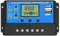 ALLPOWERS 30A 12V/24V Solar Laderegler Solar Ladegerät Controller Solarpanel Batterie Solarpanel-Akku Intelligente Regler mit 5V Dual USB Port LCD Anzeige
