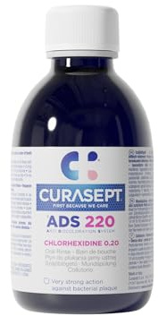 CURASEPT – Bain de bouche ADS 220 200ml (Système Anti-Coloration – Chlorhexidine 0,20%)