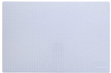 Self Healing Cutting Mat, Translucent Non Slip Cutting Pad, Double Sided Cutting Mat for Quilting, Sewing Crafts Hobby (A3-translucent cutting board)