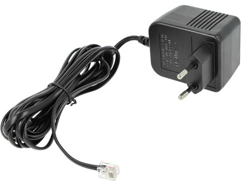 vhbw Netzteil kompatibel mit Siemens Gigaset SX205, 4170, 4175, 3035, 3070, 3075, 4035 Festnetz-Telefon, Haustelefon - 290 cm