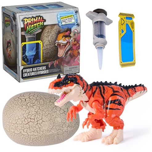 Primal Hatch Hybrid Hatchers Toy Dinosaur & Egg, Mystery Mini Dino Creature, Kids Toys for Boys & Girls Aged 5 & Up, Styles May Vary