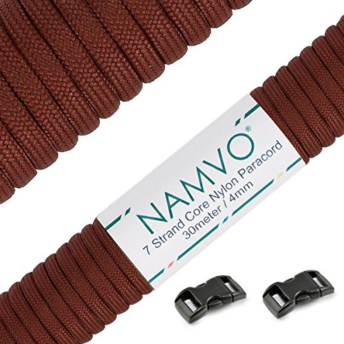 Namvo 550 fallskärmslina typ III, 7 trådar, total längd 30 meter, enfärgad BZ00253