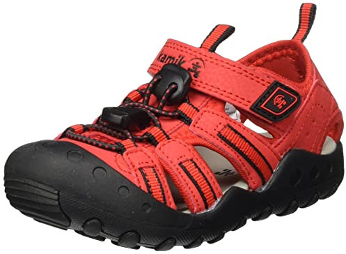 Kamik Kinder Crab Sandale, Rot (Red RED), 28 EU