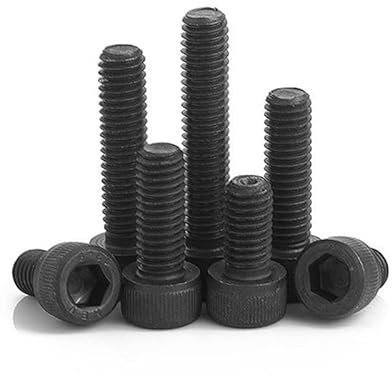 240 Pièces M3 Noir Force Hexagone À Six Pans Creux Kit De Vis À Tête Ronde Vis Hexagonale En Acier Au Carbone Avec Jeu De Combinaison D'écrou