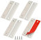 DGUSO 4 Stück magnetisch türschließer Leistungsstarker Türmagnet Ultra Dünn Silbrig TürMagnet Magnete Schloss für Möbel Schrank Tür schließen