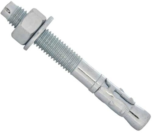 PARCO Bolzenanker, 8,0 x 70mm verzinkt 100 Stück - geeignet als Metall-Schlaganker, Bolzen Schraube, Betonanker, Schwerlastanker, Schwerlastdübel, Wandanker, Betondübel mit ETA Zulassung