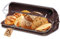 KONZEPT Brotkasten aus Kunststoff Taupe - Brot Aufbewahrungsbox für Brötchen, Kuchen und Brot, Brotdose mit hoher Kapazität, Transparent - Brotbox Küche