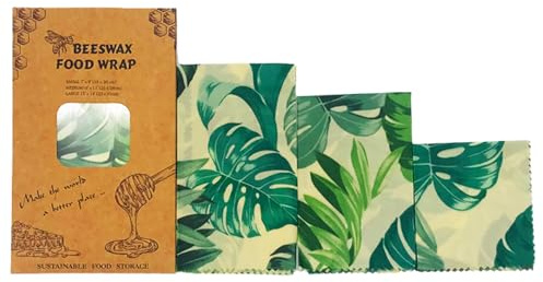 Film Alimentaire - Emballage réutilisable en cire d'abeille | Lot De Couvre-Plats Et Accessoires De Conservation Repas Pour Congélateur Pique-Nique Camping