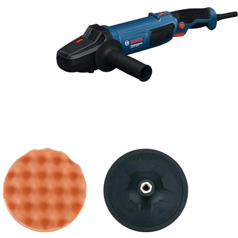Bosch Professional Rotary Polisher GPO 11-180 S (incl. 1x Backing Pad 180mm, 1x Sponge Pad 180mm
