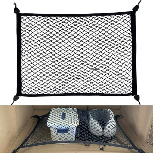 WBVBRPFWE Rete Bagagliaio, per BYD Seal U DM-i 2024 2025 Rete Portaoggetti Auto Elastica Estensibile, Accessori Interni per Stivaggio e Sicurezza Bagagli
