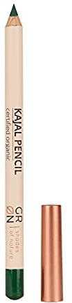 G R N shades of nature [GRÜN] Biokosmetik Kajal Pencil grass green - softe Mine, hohe Pigmentierung - cremige Textur - vegan - talkfrei - 1,1 g