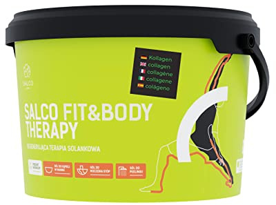 Salco Badsalt Sport Fit & Body – 3 kg. Regenererande solebad med kollagen för idrottare och sportiga aktiva människor