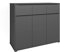 Vicco Kommode Ruben, Kommodenschrank, Anthrazit, 120 x 101.6 cm