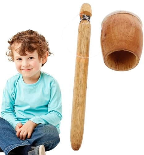 Wood Drum Mallets Fashion Portable Frog Sound | Frog Caller Percussion Sticks for Outdoor Travel, Camping, Hiking, Picnic, Backyard, Music, Fun, Rhythm, Play, Activity