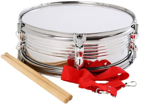 F Fityle 13inch Snare Drum Marching Drum Rhythm Musical Instrument Percussion Instrument for Class Teaching Special Day Student Adults