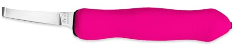 F.DICK klokniv, hovkniv EXPERT-GRIP 2K 2487 (höger och kort smal, extra vass skalpell-anslutning, 2K plasthandtag PINK) 62487500-76