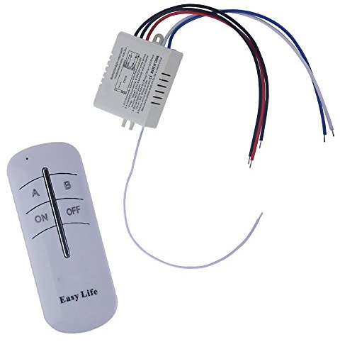 Namvo de interruptor de pared y mando a distancia de 2 vías ON/OFF Interruptor Inalámbrico Digital Light 200V-245V Radio Digital Light