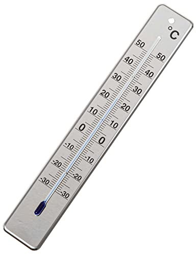 SIDCO Thermometer Edelstahl Außenthermometer Wandthermometer Gartenthermometer