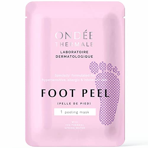 Foot Peel Mask - Exfoliating Foot Masks, Moisturising Foot Mask with Vitamin E, Foot Peel Mask for Hard Skin, Callus and Cracked Heels - Foot Care Foot Mask Peel, 1 Foot Pack